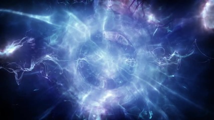 animated plasma effect of a powerful and spiritual element