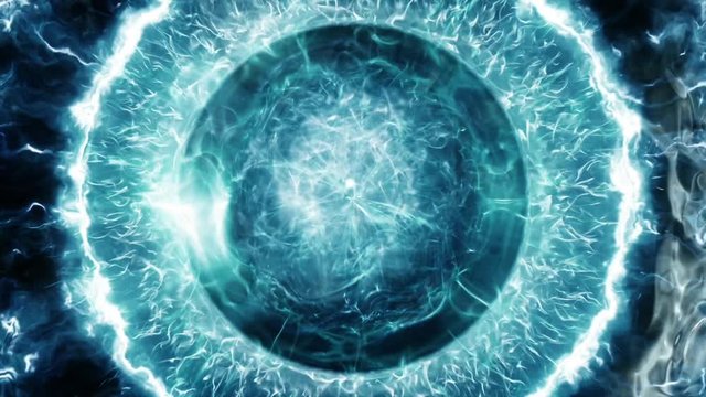animated plasma effect of a powerful and spiritual element