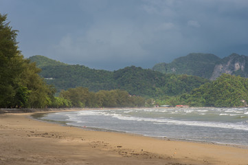 sea view and reflection