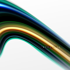 Fluid liquid mixing colors concept on light grey background, curve flow, trendy abstract layout template for business or technology presentation or web brochure cover, wallpaper