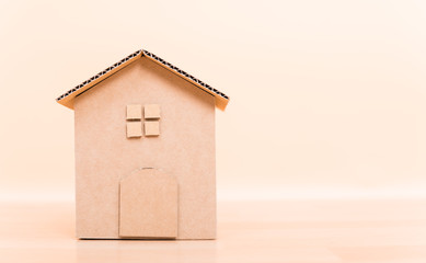 Model house cardboard paper