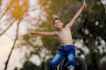 Rural indian child