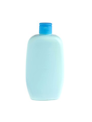 blue jar on white background, layout for design, isolate, container