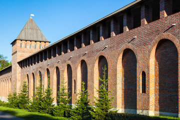 The walls and tower of the Smolensk Kremlin