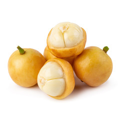 Rambeh tropical fruit isolated on a white background