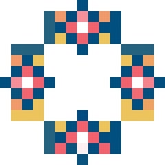 Colorful pixel pattern. Pastel  vector illustration EPS10.