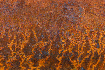 surface of rusty pipe