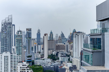 Fototapeta premium ビル,都会,バンコク,オフィス,マンション,コンド,建物,高層ビル,風景,ビジネス,都市,東京,