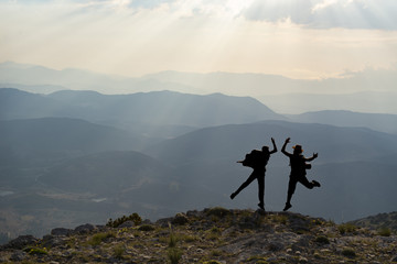 cheerful, happy and enthusiastic people