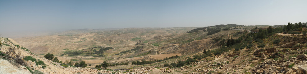 Fototapeta na wymiar Mouth Nebo valley, Jordan