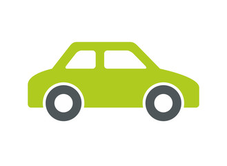 Car icon, Monochrome style. isolated on white background