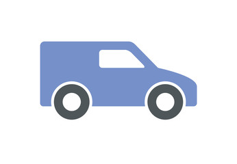 Car icon, Monochrome style. isolated on white background