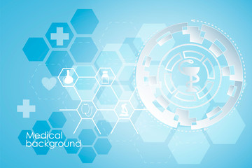 Abstract medical background. Vector