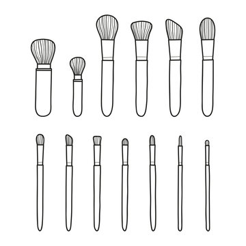 Makeup Brush Sketch Images Browse 16