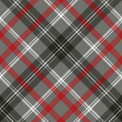 Gray check plaid pixel seamless pattern
