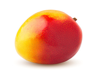mango isolated on white background, clipping path, full depth of field