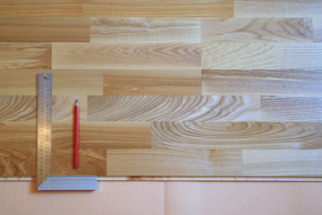 An image of a parquet board.