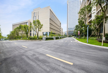 concrete road curve of viaduct in china outdoor