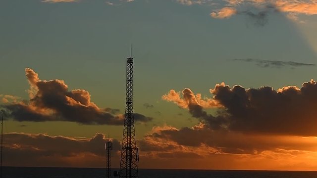 sunrise at imsouane beach in morocco
