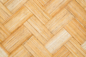 Weave texture pattern background,handmade craft basket design from Thailand with copy space or text.