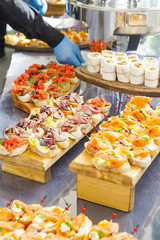 catering food varied