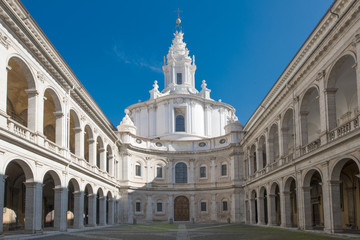 Obraz premium Rome, Italy - The church of Sant'Ivo alla Sapienza