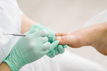 doctor-Podiatry with tools