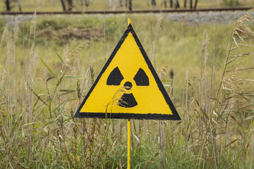 Radioactive Sign at Chenobyl