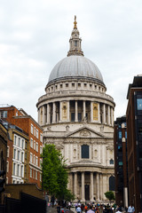 Fototapeta na wymiar St. Paul's Cathedral in London, United Kingdom, May 24, 2018