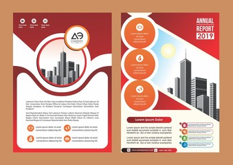 cover, brochure, flyer template for business