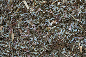 Tarragon or estragon spice background or texture. The macro shot is made by means of stacking technology