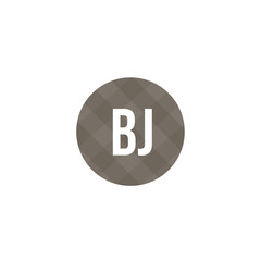 Initial Letter BJ Logo Template Design