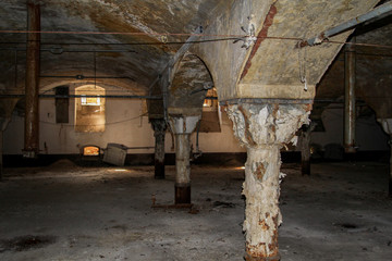 Gewölbe einer alten Malzfabrik
