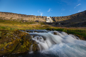 Dynjandi waterfall Iceland