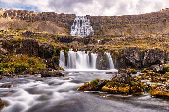 Dynjandi waterfall Iceland