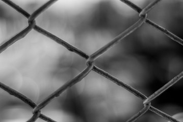 Wire fence city industrial