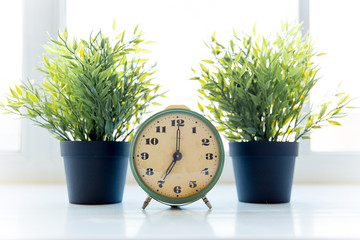 Retro alarm clock