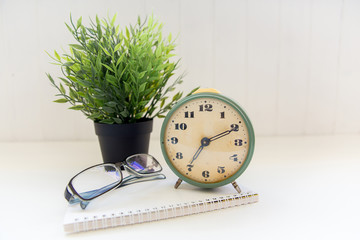 Retro alarm clock