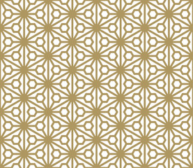 Seamless pattern based on Japanese ornament Kumiko