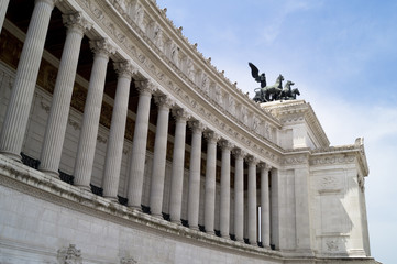 Fototapeta na wymiar Altare della Patria in Rome, Italy