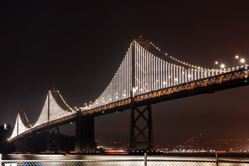 Fototapeta na wymiar The San Francisco Bay Bridge