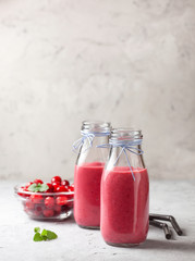 cranberry smoothie
