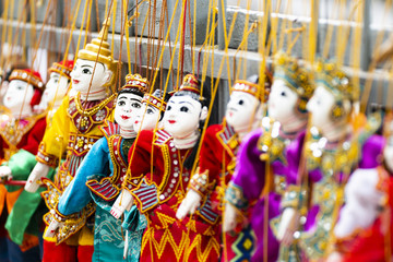 Obraz premium Lalki Myanmar