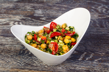 Appetizing vegetable salad