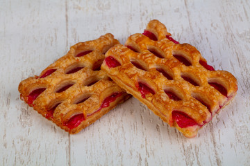 Delicious puff pastry
