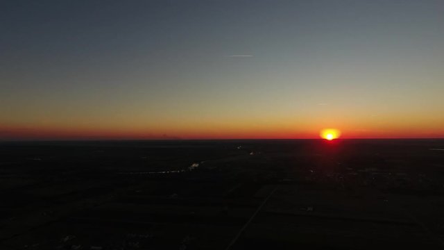 Drone Sunset Time Lapse