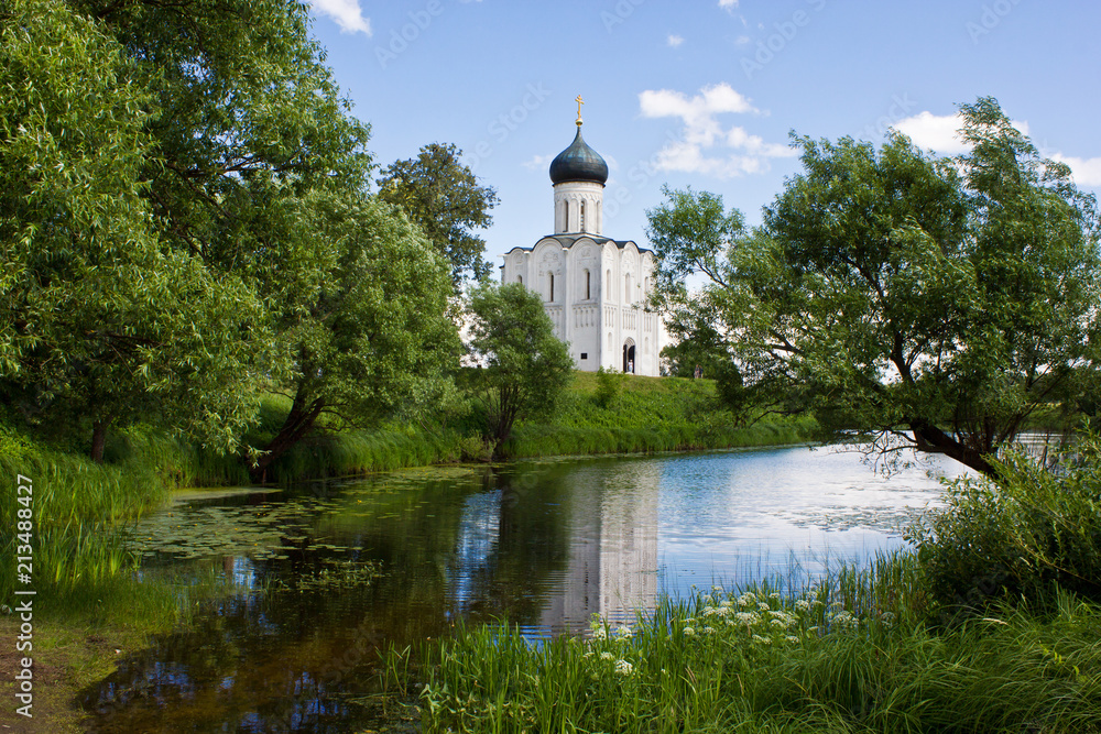 Wall mural Church of the Intercession on the Nerl in Bogolyubovo