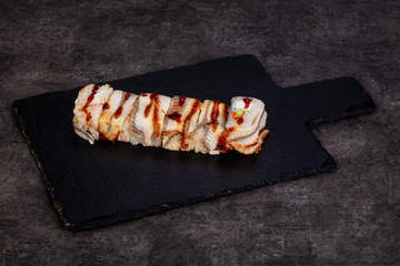 Japanese roll with eel