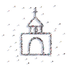 A lot of people form church, wedding, love