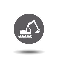 excavator icon. Element of popular transport icon. Premium quality graphic design symbols collection icon mobile app on white background